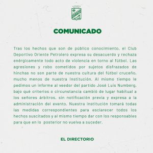 Comunicado