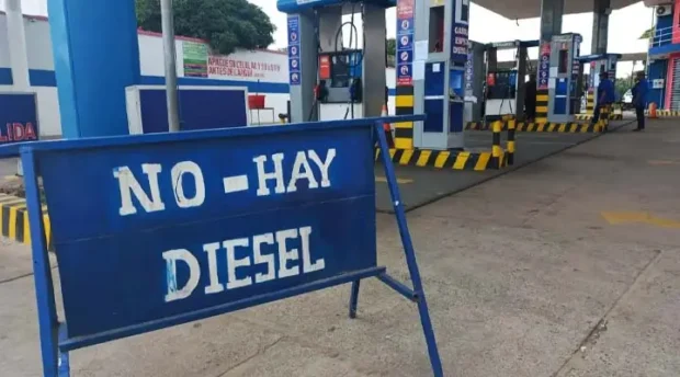escasez de diésel