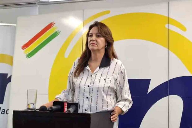 Elizabeth Reyes, presidenta de Unidad Nacional.