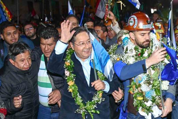Luis Arce candidato
