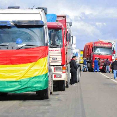 paro transporte pesado.