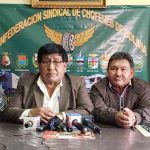 dirigentes de los choferes