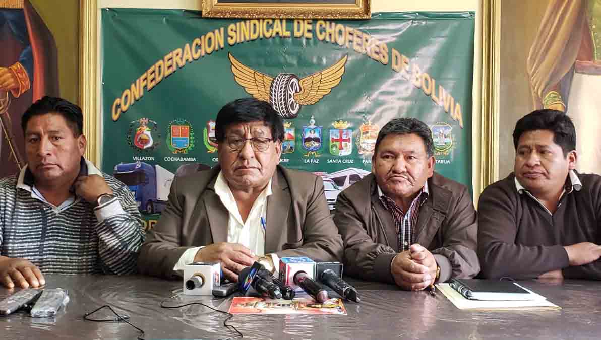 dirigentes de los choferes