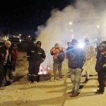bloqueo de choferes en La Paz