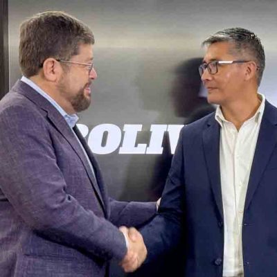 Samuel Doria Medina y Gabriel Espinoza