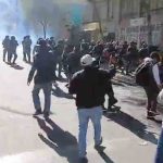 evistas violentos son reprimidos por la Policía