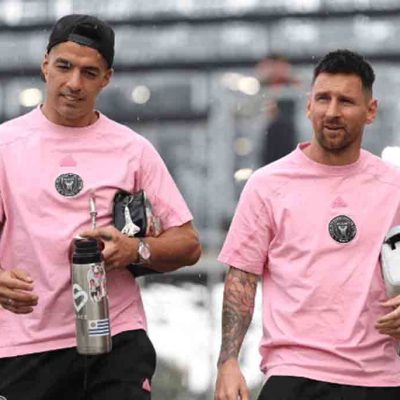 Luis Suárez y Lionel Messi