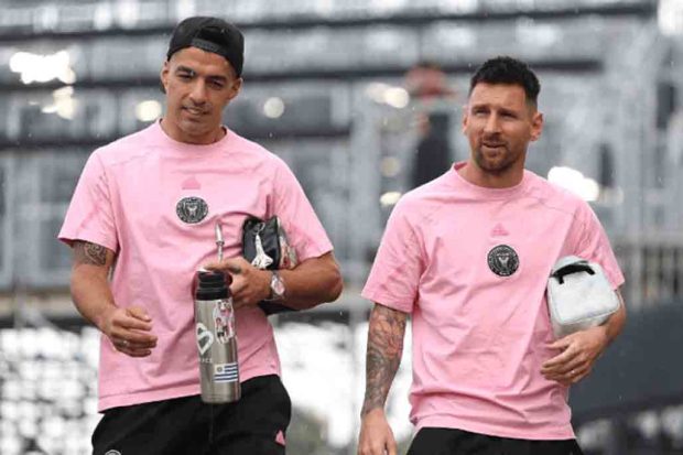 Luis Suárez y Lionel Messi