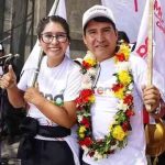 Eva Copa y Damián Condori