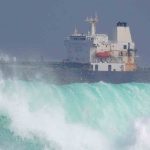 oleaje en el puerto de Arica
