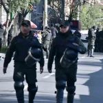 policías en el TSE
