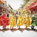 Danzarines en el carnaval de Oruro.