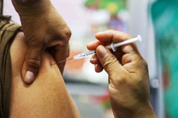 Vacunación contra la influenza.