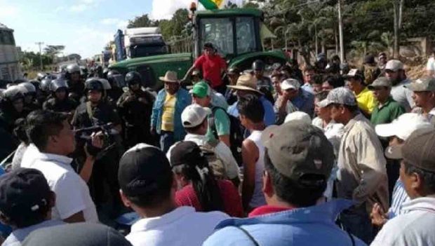protesta agricultores cruceños