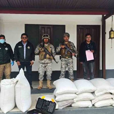 mercancía de contrabando en Cochabamba y Pando