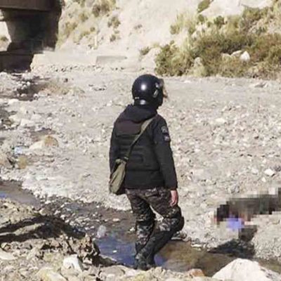 policía asesinado en Llallagua