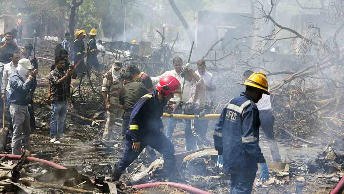 accidente aéreo India