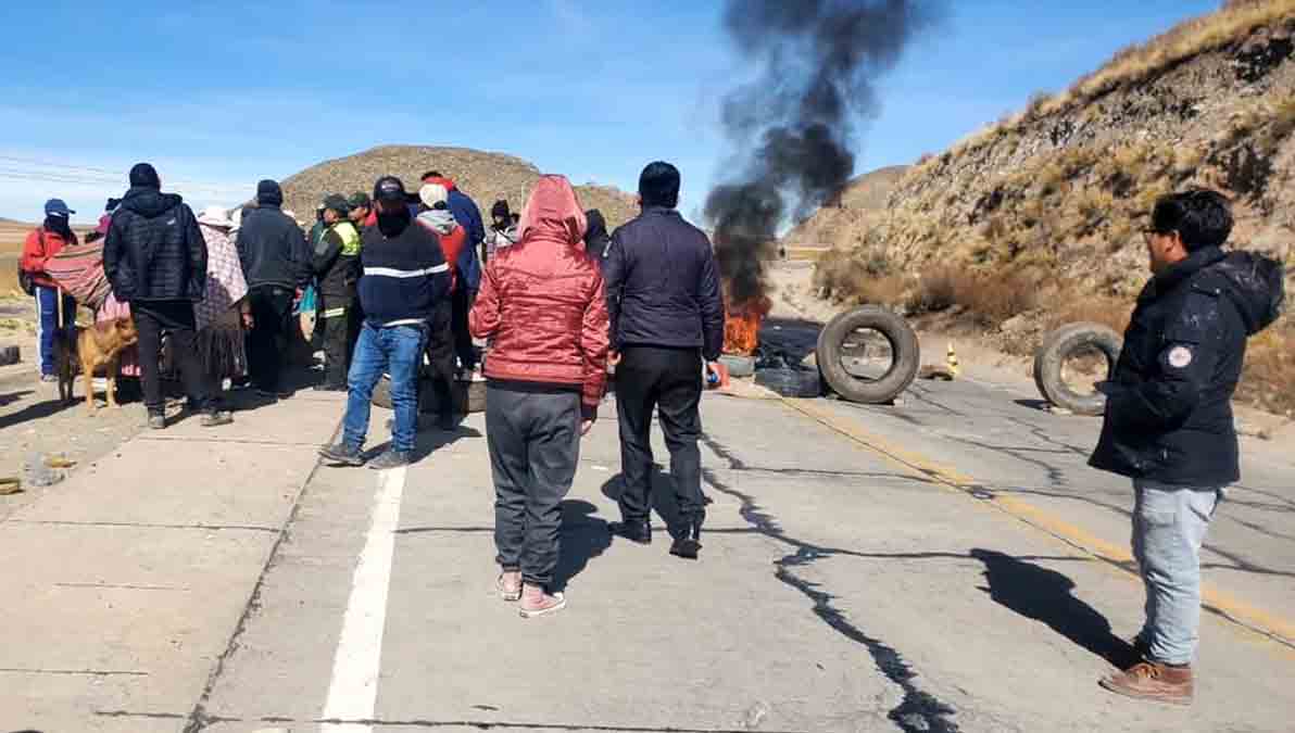 un punto de bloqueo
