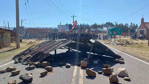 bloqueo carretera