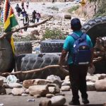 bloqueo de carreteras en Cochabamba