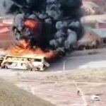 bus incendiado