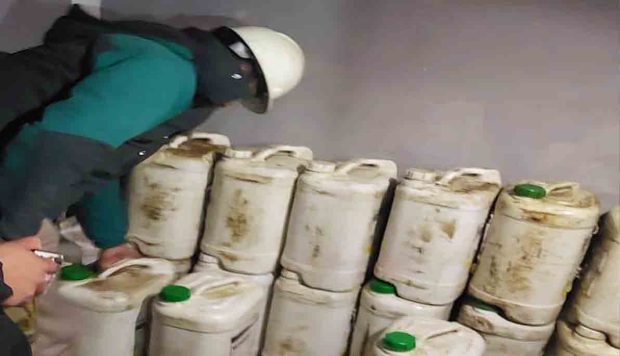 combustible acopiado
