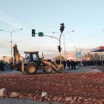 policía despeja bloqueo en Sipe Sipe