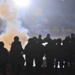 policías desbloqueo