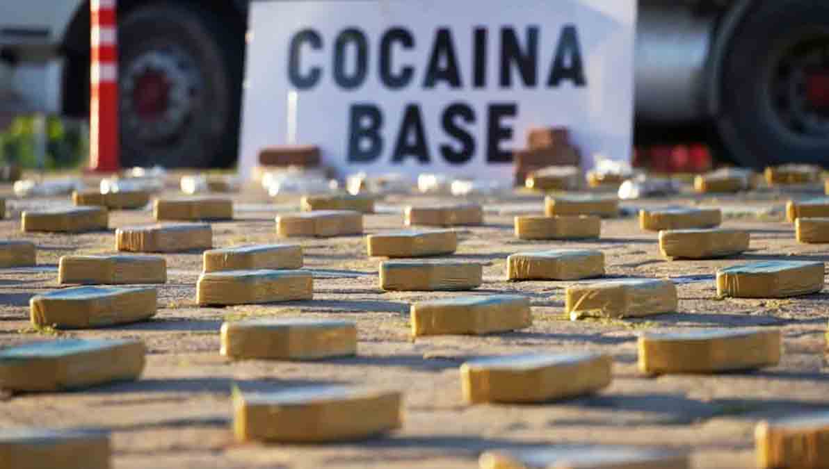 cocaína incautada
