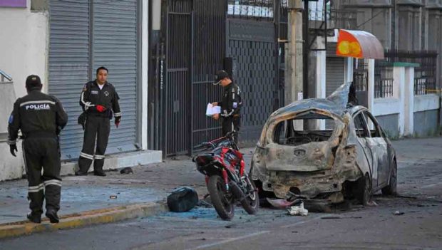 explosión en Ecuador