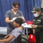 policía herido