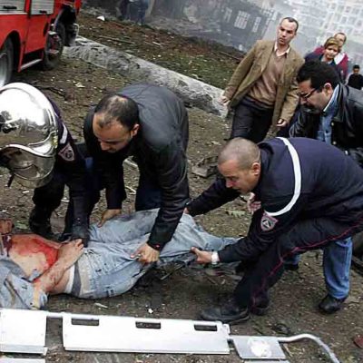 herido estadio de Argel