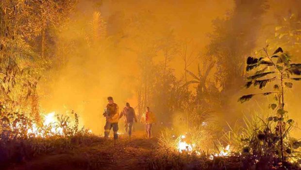 incendio en Bolivia