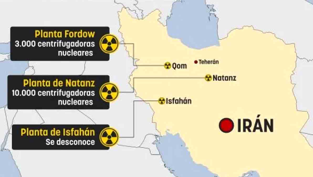 plantas nucleares de Irán