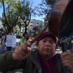 marcha gremiales en La Paz