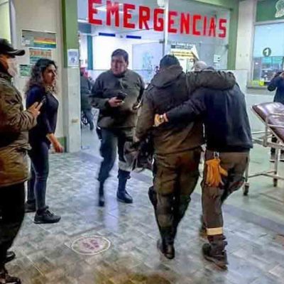 policías heridos