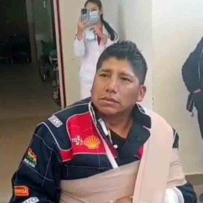 policía herido