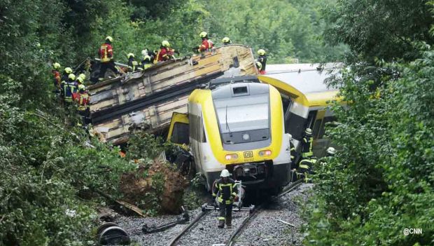descarrilamiento tren en Alemania