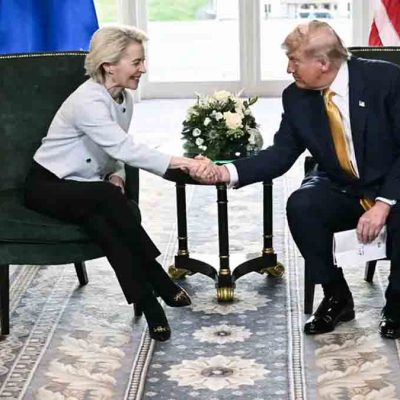 Trump y Von der Leyen