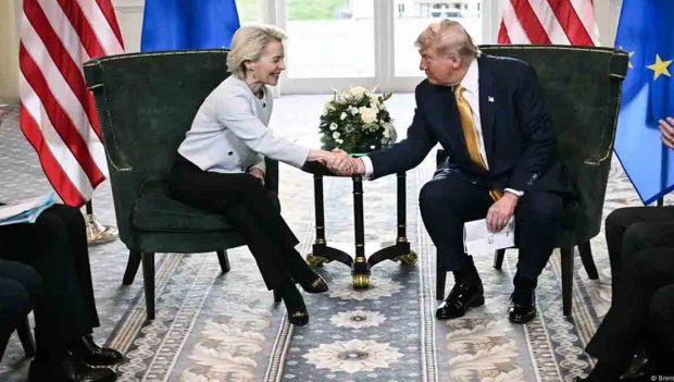 Trump y Von der Leyen