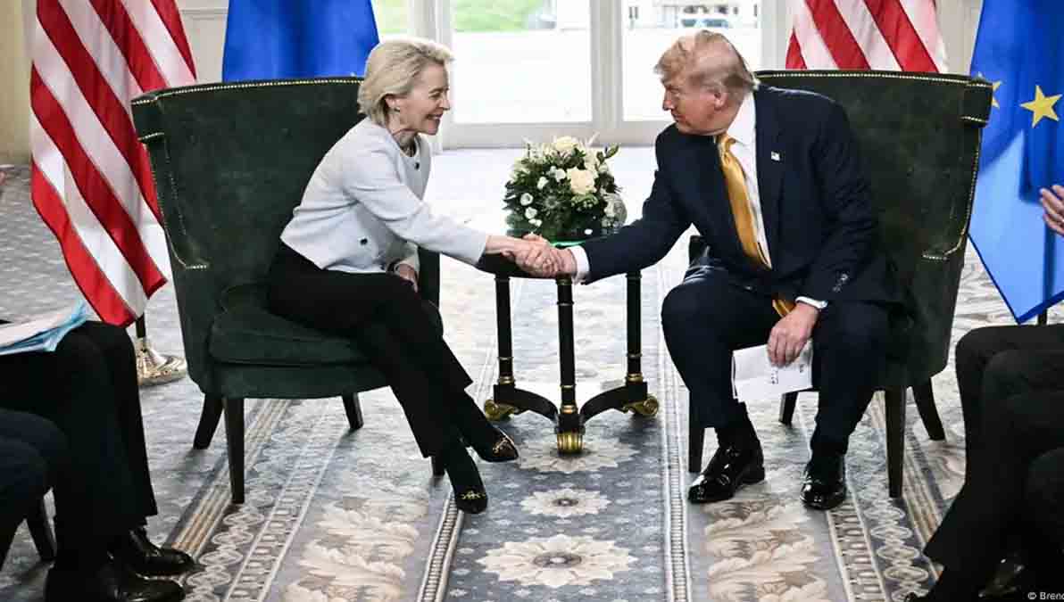Trump y Von der Leyen