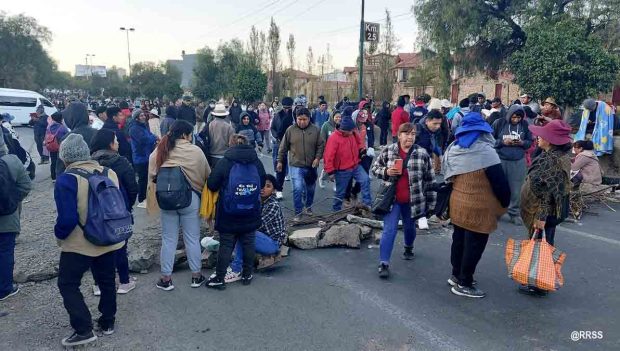 bloqueo en Sacaba