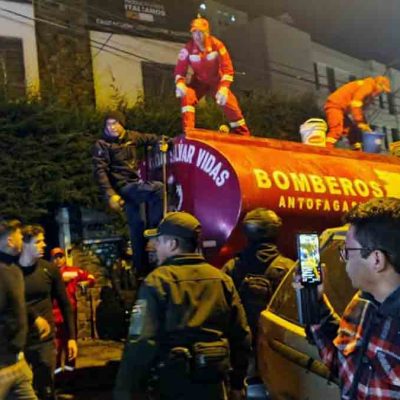 incendio vivienda en La Paz