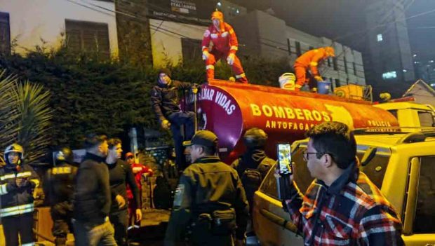 incendio vivienda en La Paz