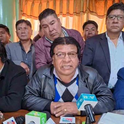 dirigentes de los choferes del El Alto