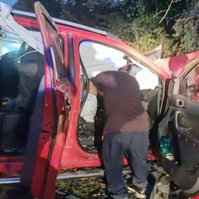 camioneta siniestrada