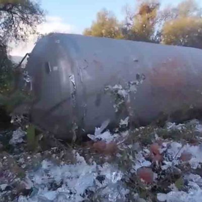 explota cisterna en Villa Bush