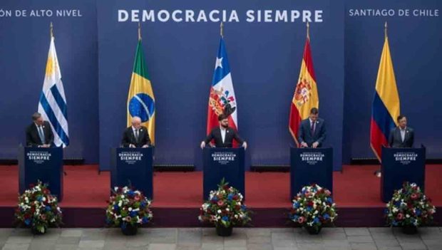 cumbre presidentes en Chile