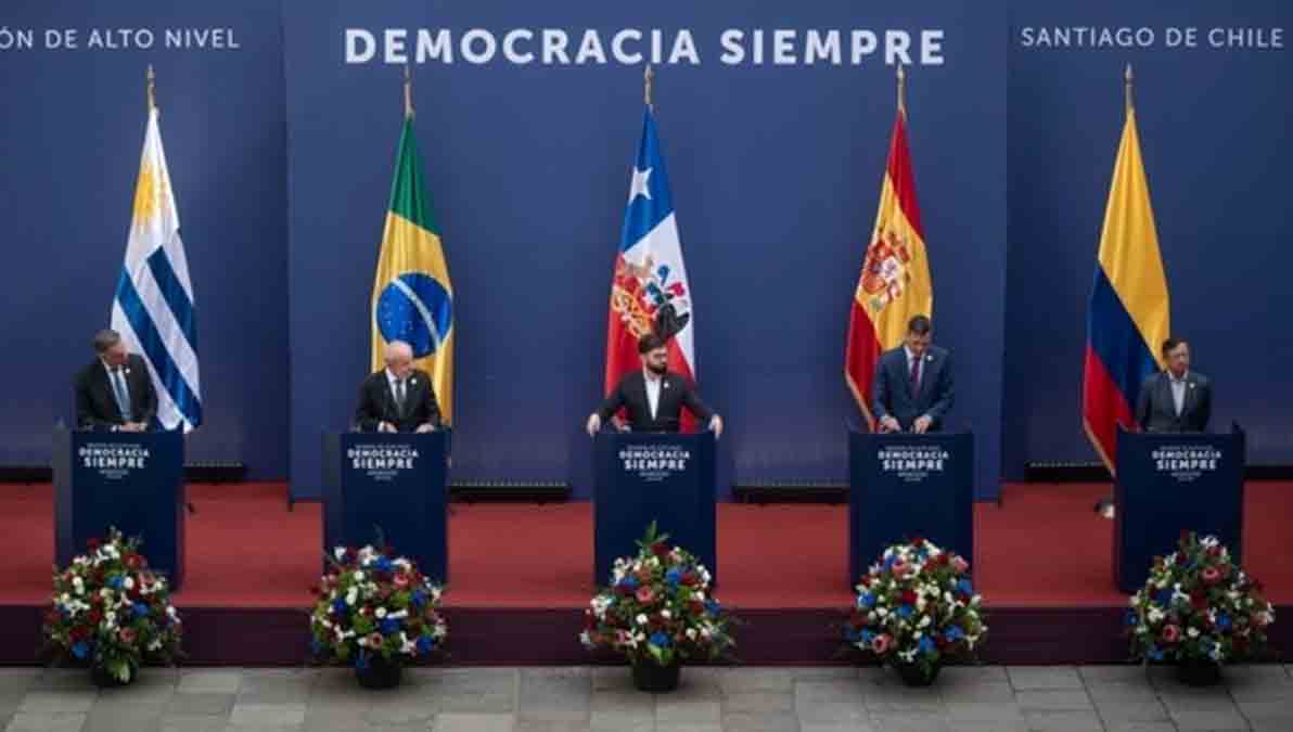 cumbre presidentes en Chile