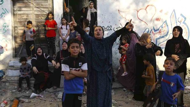 pobladores de Gaza